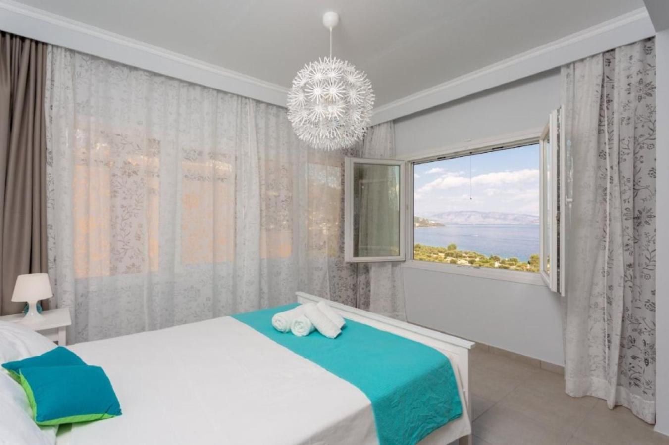 Corfu Sea View Villa - Aurora Barbati Exterior photo