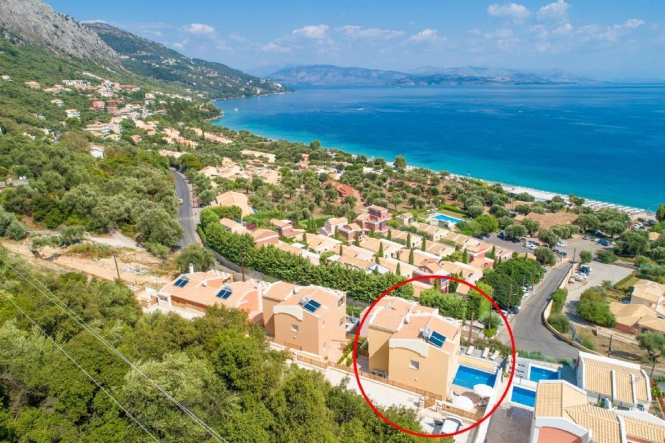 Corfu Sea View Villa - Aurora Barbati Exterior photo